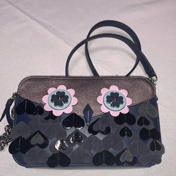 KATE SPADE ♠️ Owl 🦉 Crossbody Purse. Excellent Condition,absolutely stunning❣️ - Picture 1 of 6